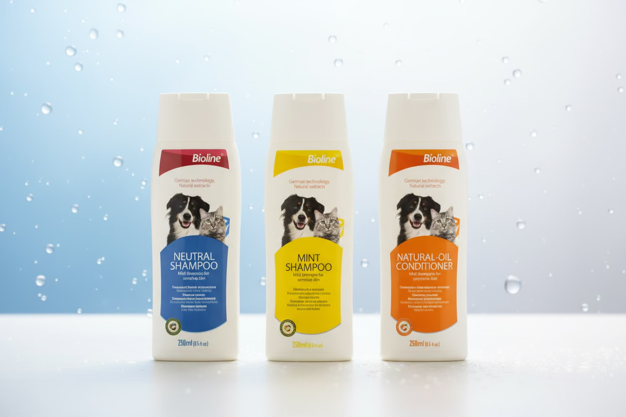 Bioline Natural Shampoo For Dogs and Cats - SAFICCO