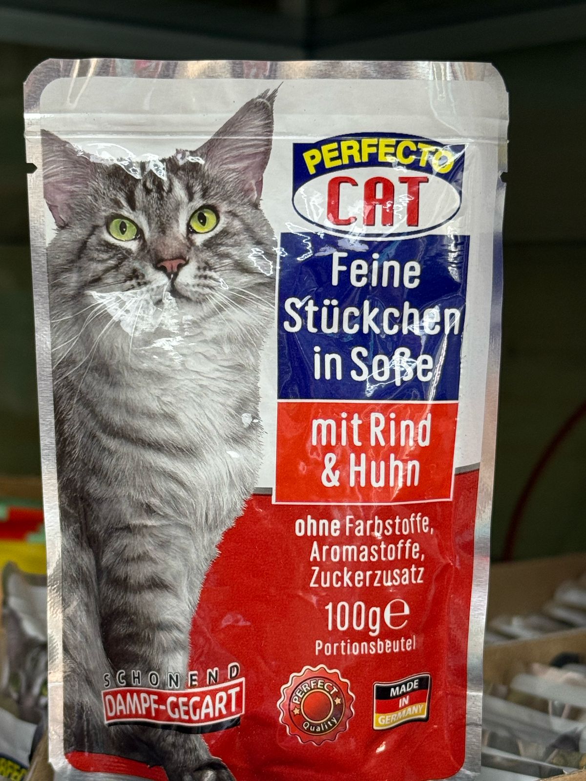 Perfecto Cat Fine Pieces In Sauce With Chicken And Turkey 100G