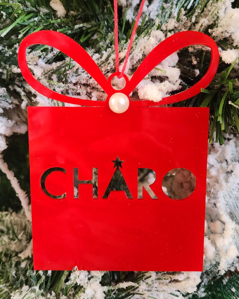 Customized Gift Christmas Ornament with Pearl
