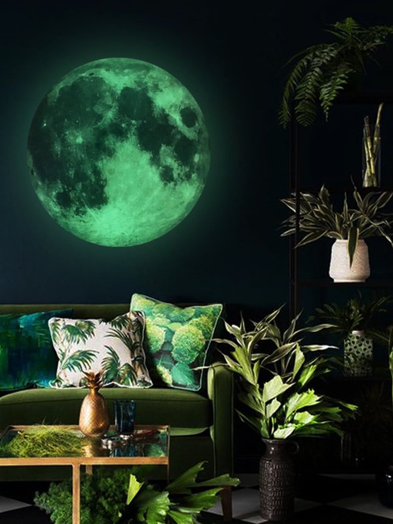 Luminous Moon Wall Sticker
