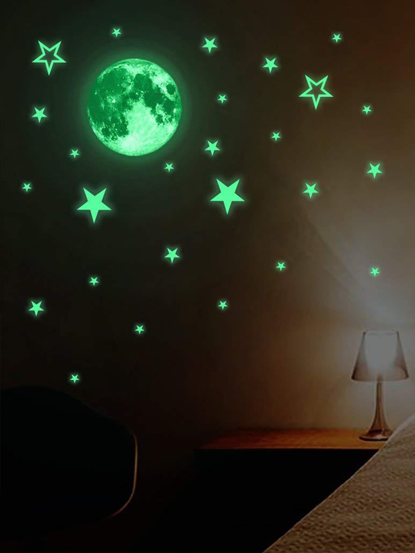 Luminous Moon Wall Sticker