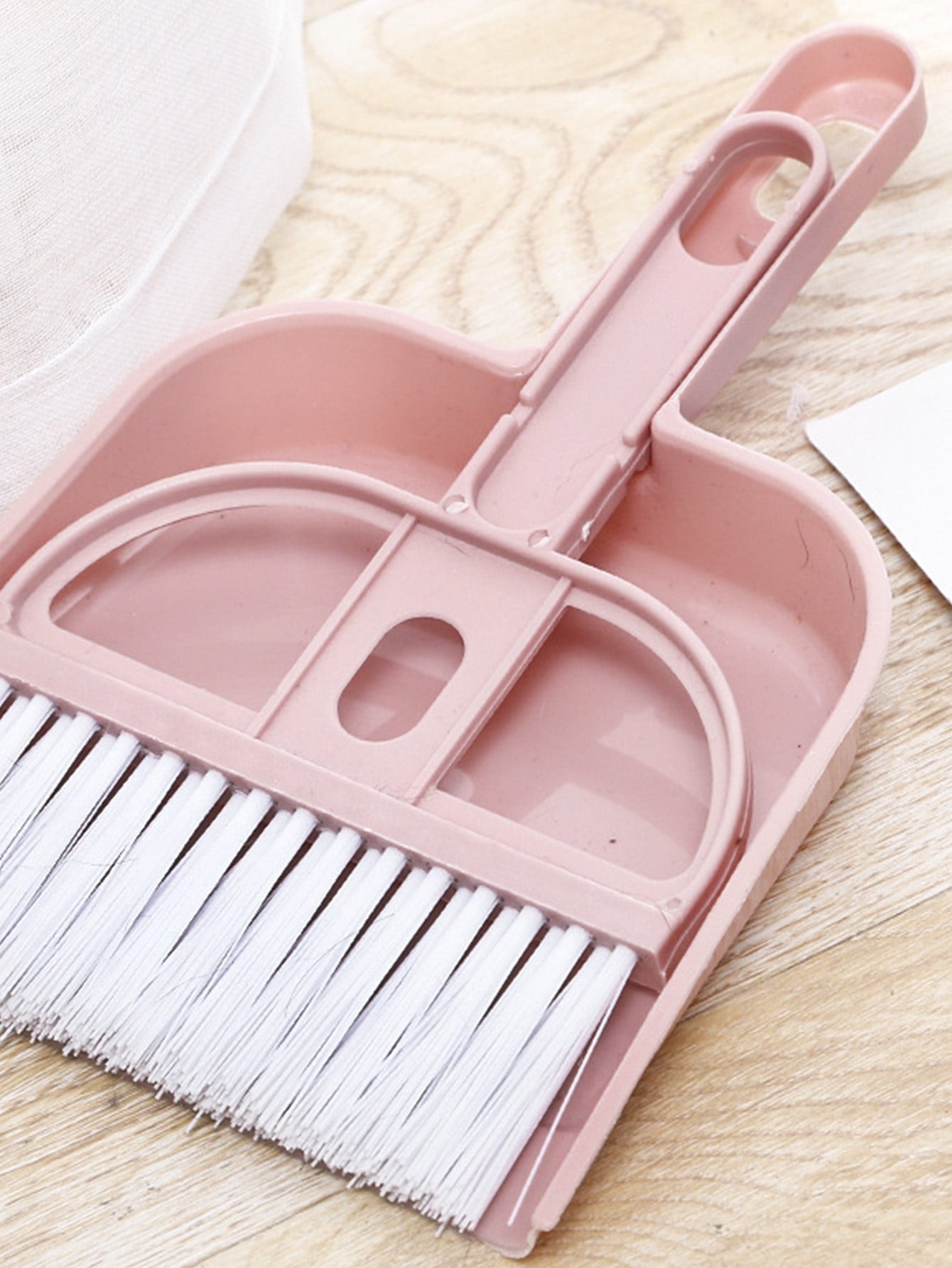 1pc Dog Waste Cleaning Broom With 1pc Dustpan