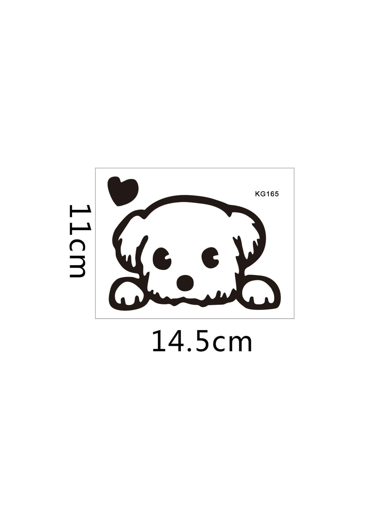 Dog Print Light Switch Sticker