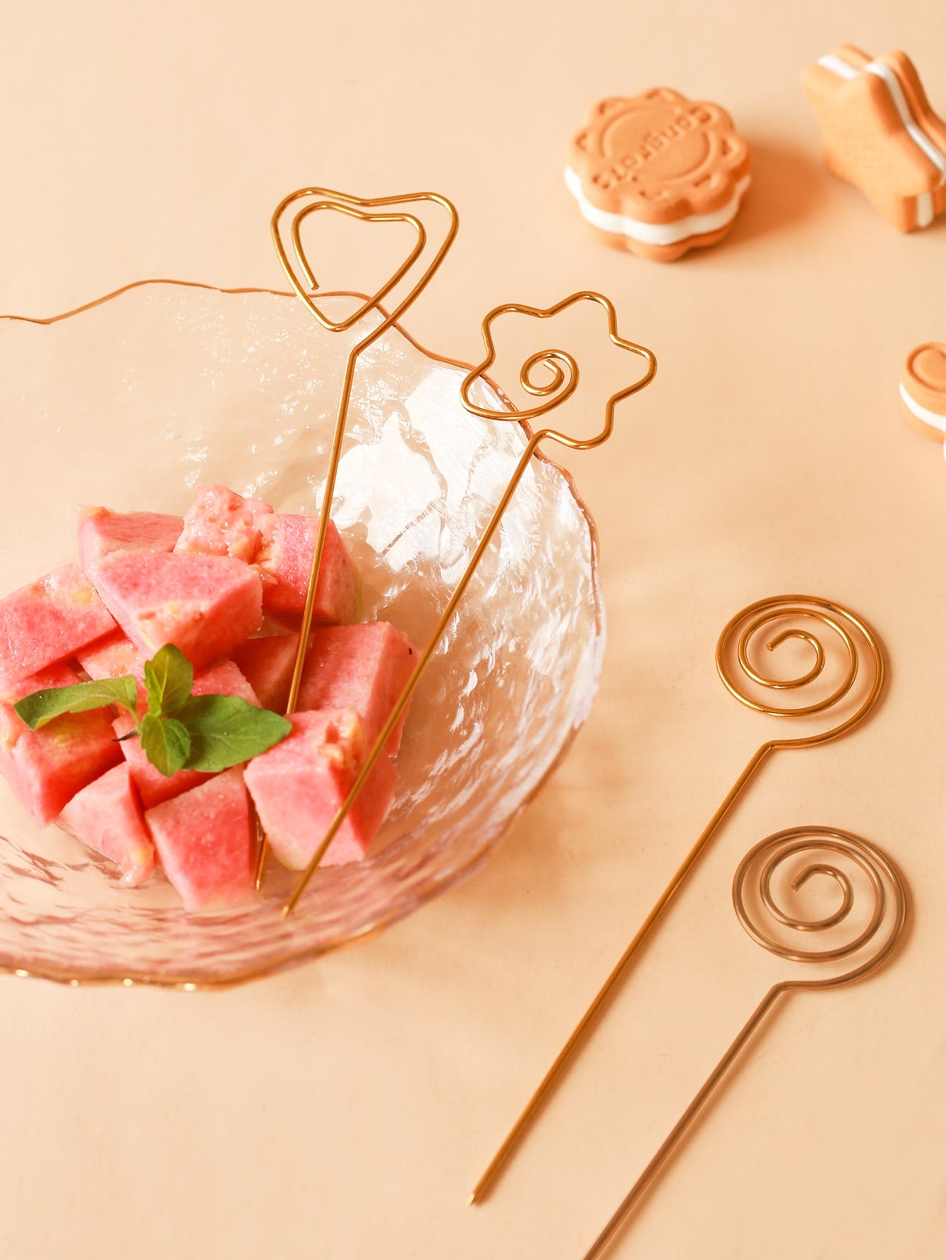 6pcs Stainless Steel Fruit Fork