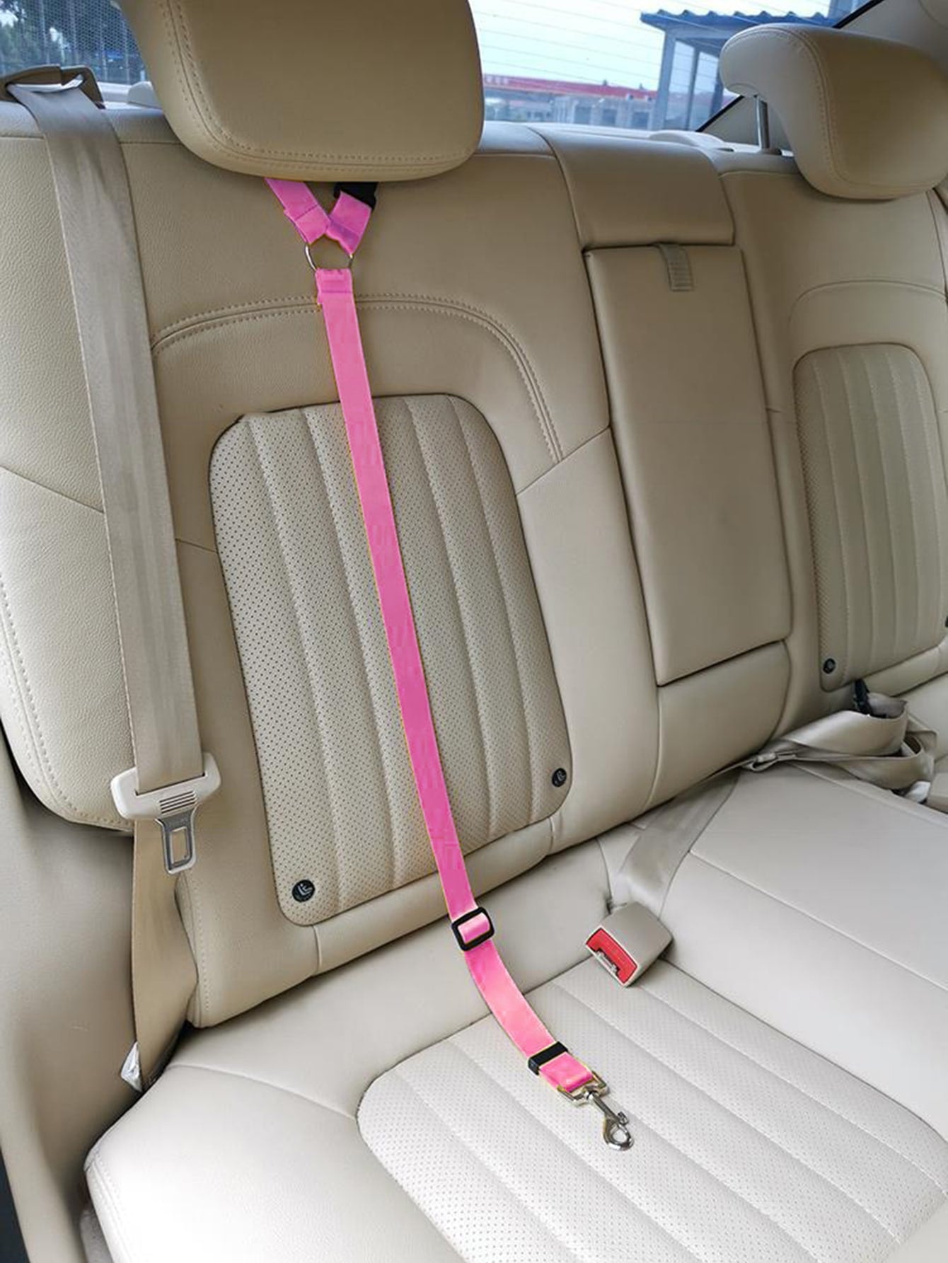 1pc Dog Vehicle Safety Belt