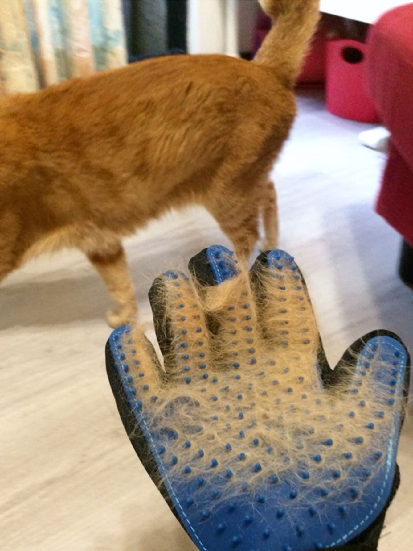 1pc Dog Grooming Massage Glove