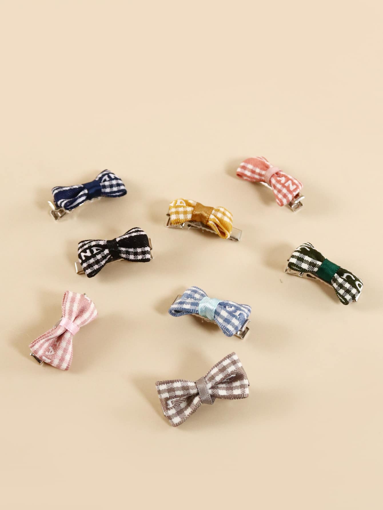 Random Color Bow Decor Dog Hair Clip