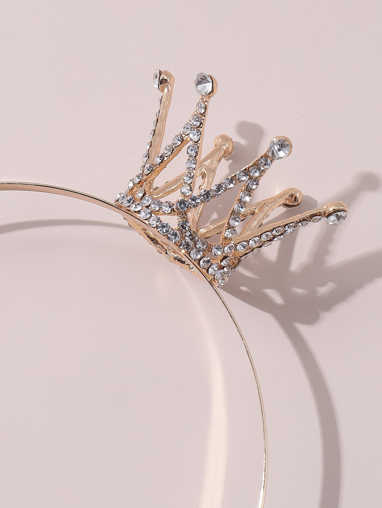 Girls Crown Decor Hair Hoop