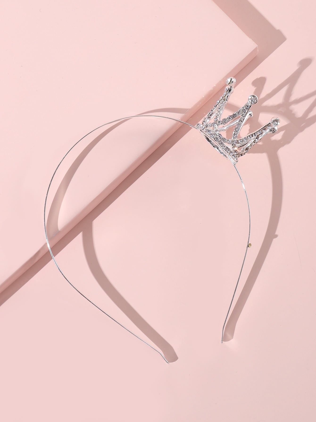 Girls Crown Decor Hair Hoop