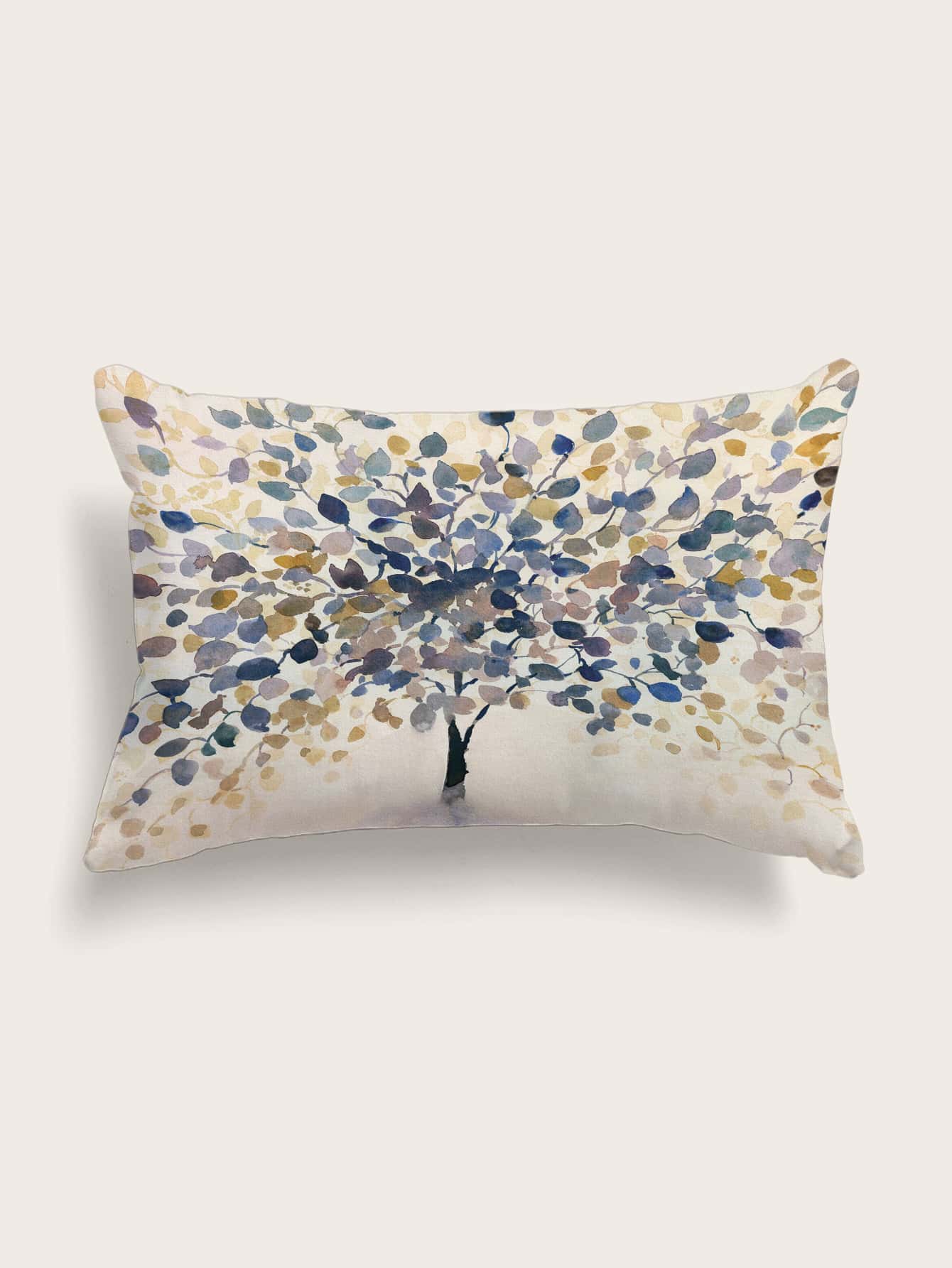 Tree Print Cushion Cover Without Filler