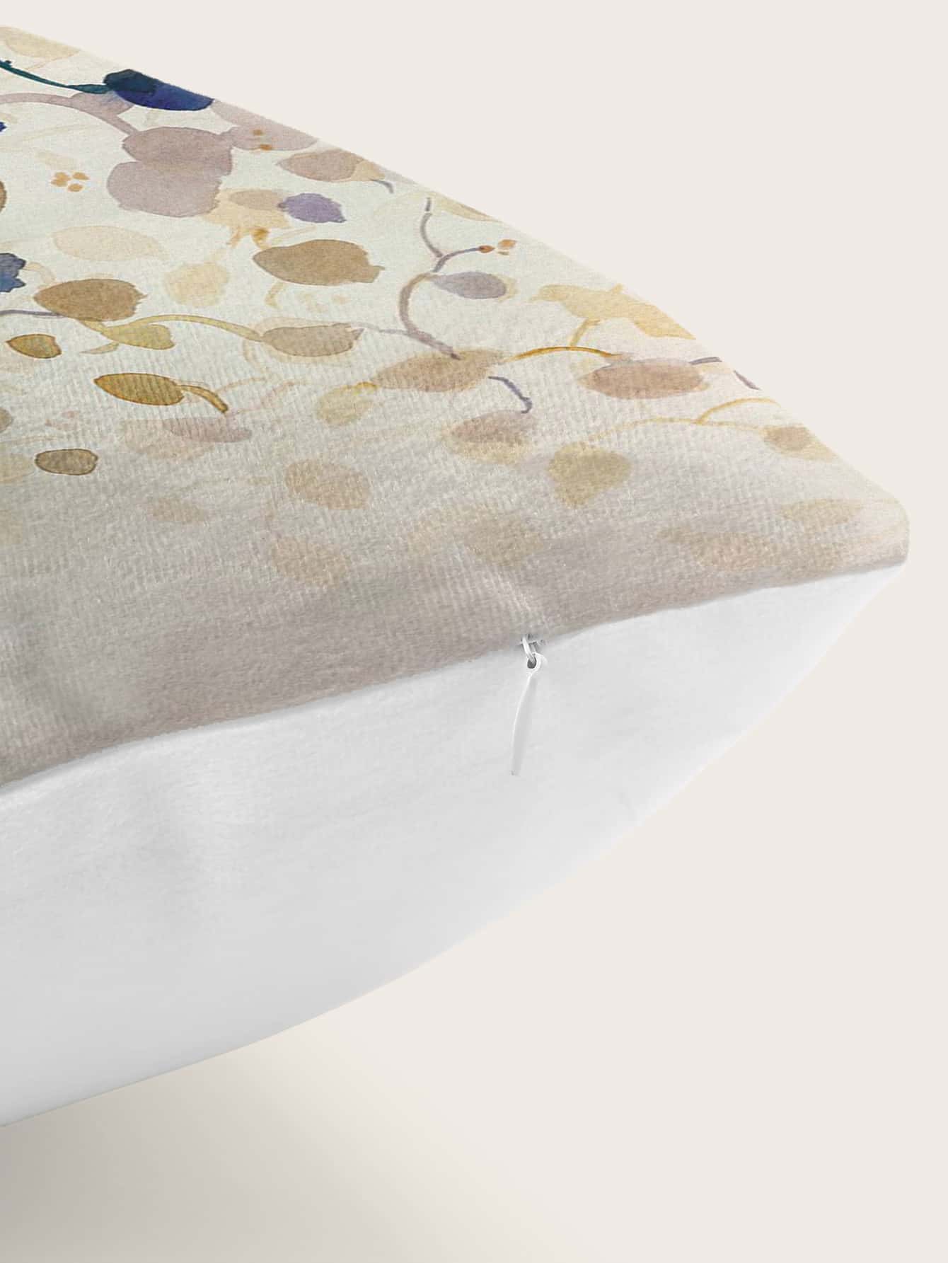 Tree Print Cushion Cover Without Filler