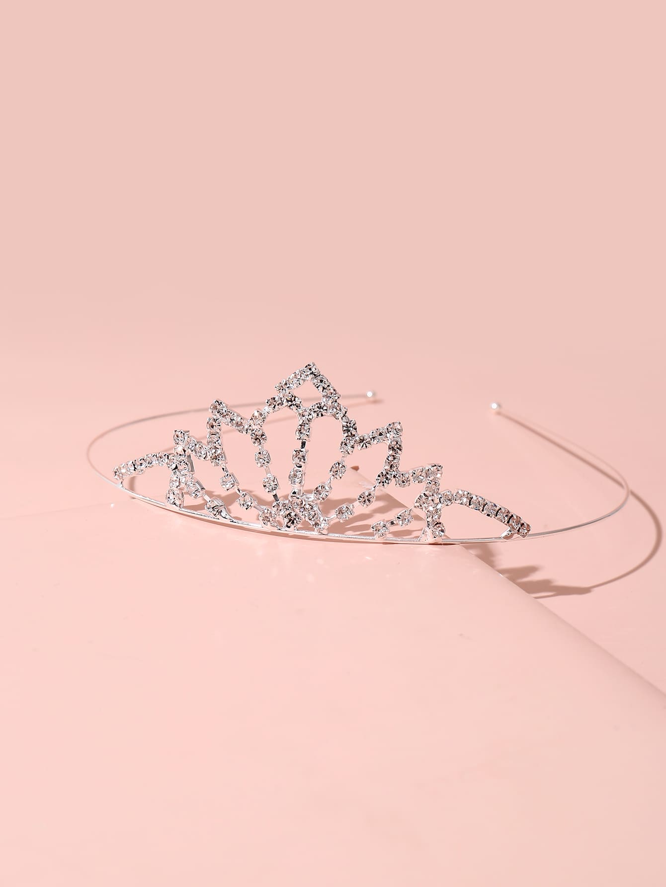 Girls Crown Decor Hair Hoop