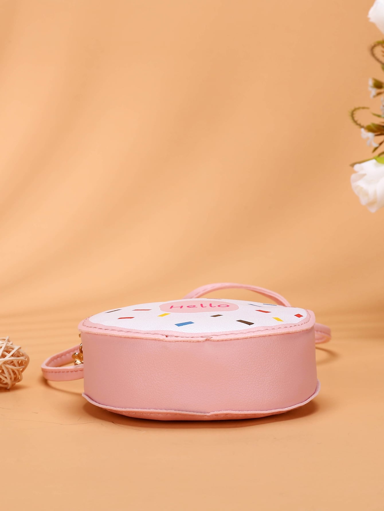 Girls Donuts Shaped Crossbody Bag
