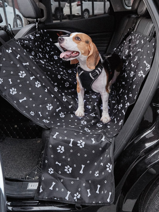 1pc Paw Print Pet Car Mat