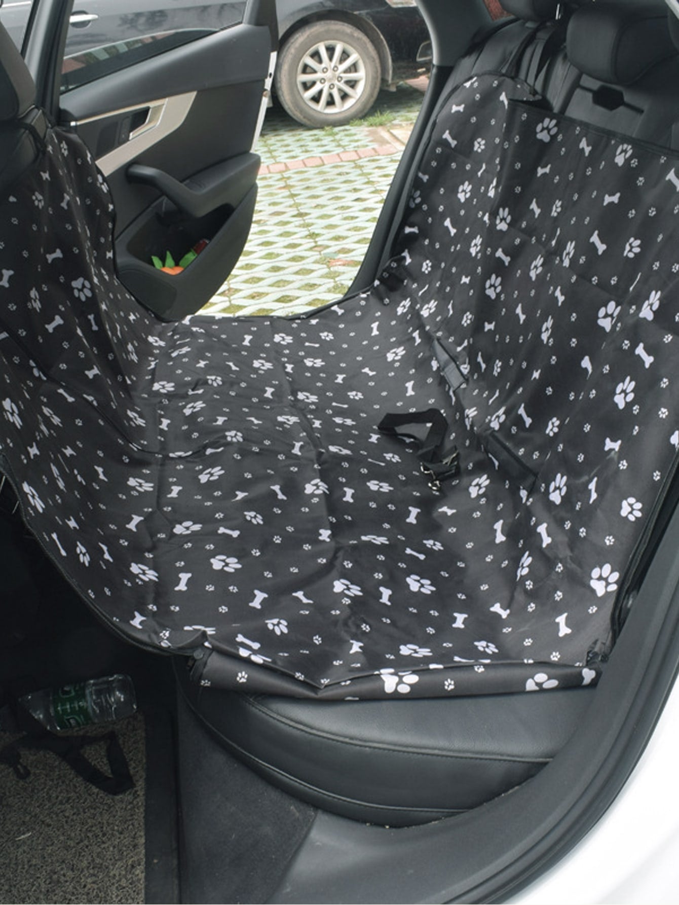 1pc Paw Print Pet Car Mat