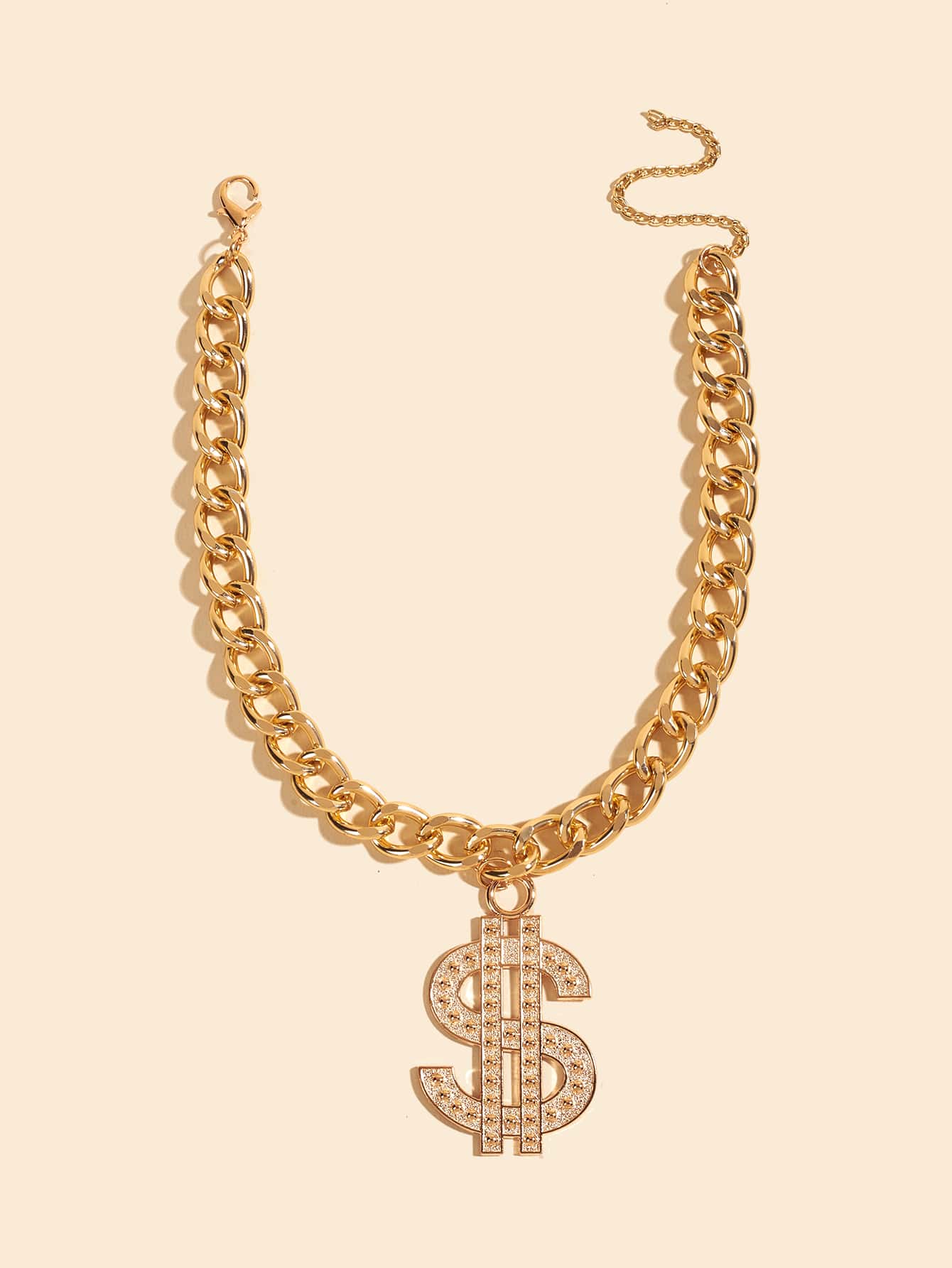 Dollar Pendant Pet Necklace