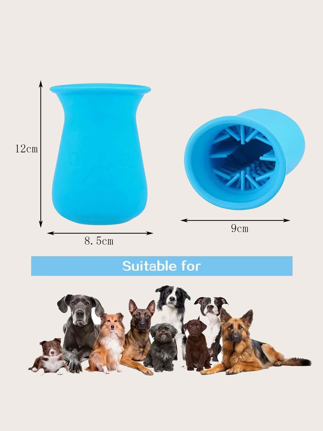 1pc Pet Foot Washing Cup