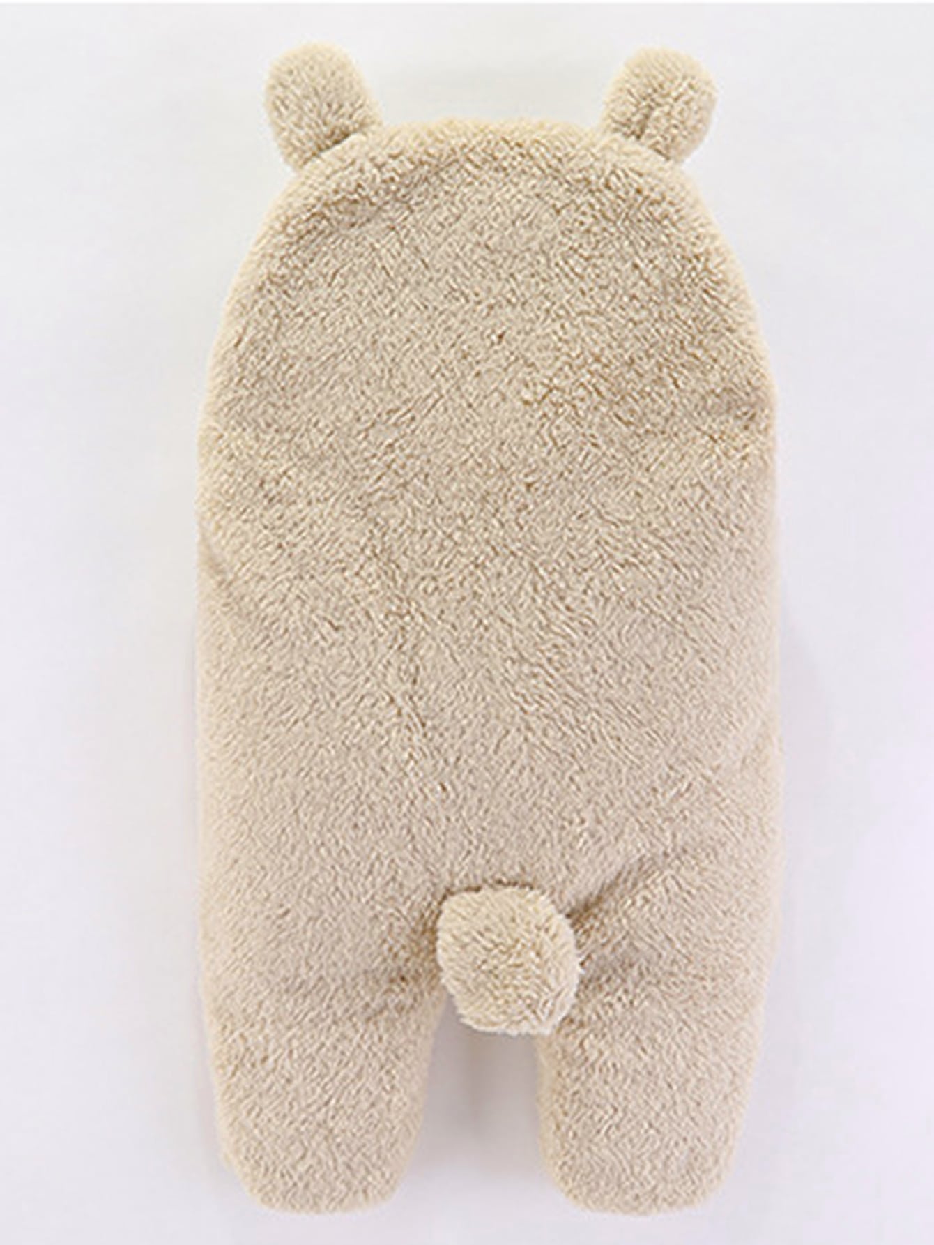 Baby Unisex 3D Ear Hooded Flannel Swaddling Blanket