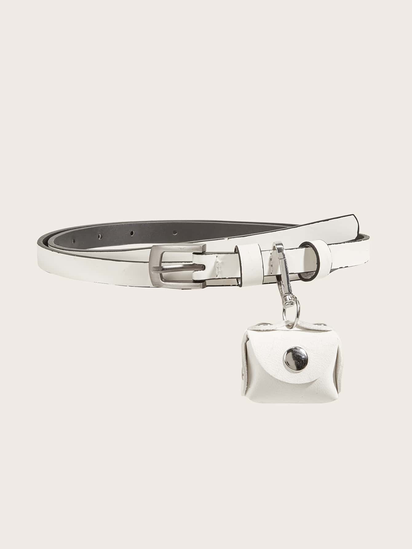 PU Leather Belt With Bag