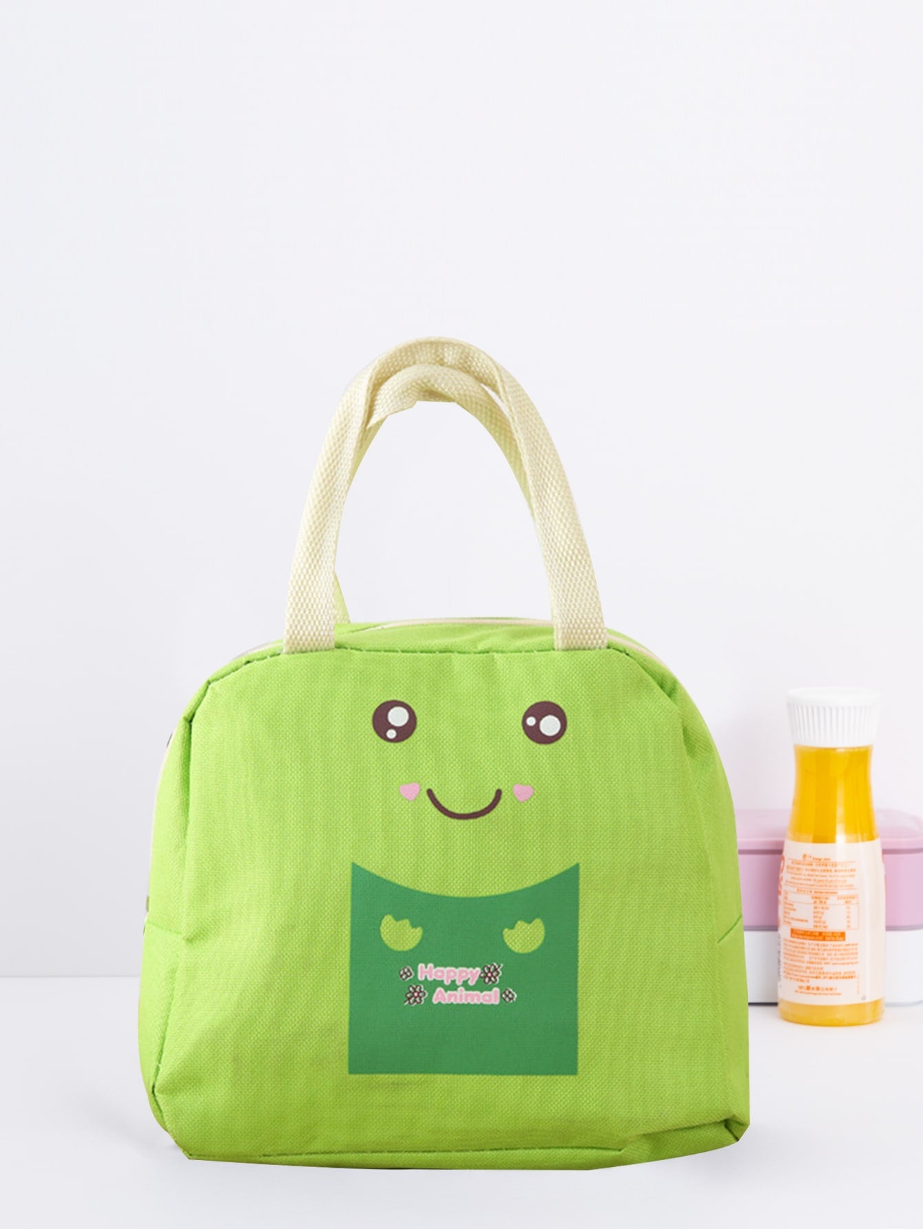 Cartoon Graphic Insulated Lunch Box Bag