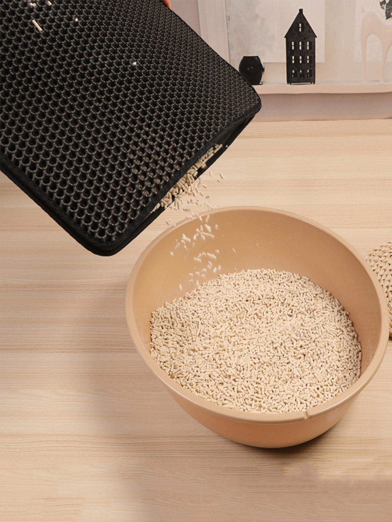 1pc Double Layer Cat Litter Mat