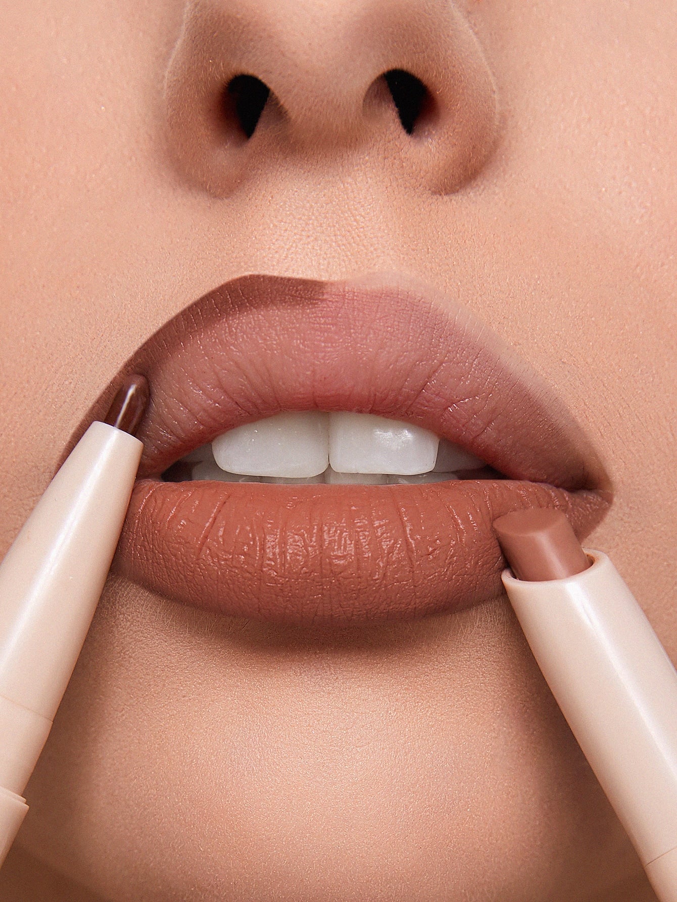 SHEGLAM Glam 101 Lipstick Liner Duo Deep Caramel