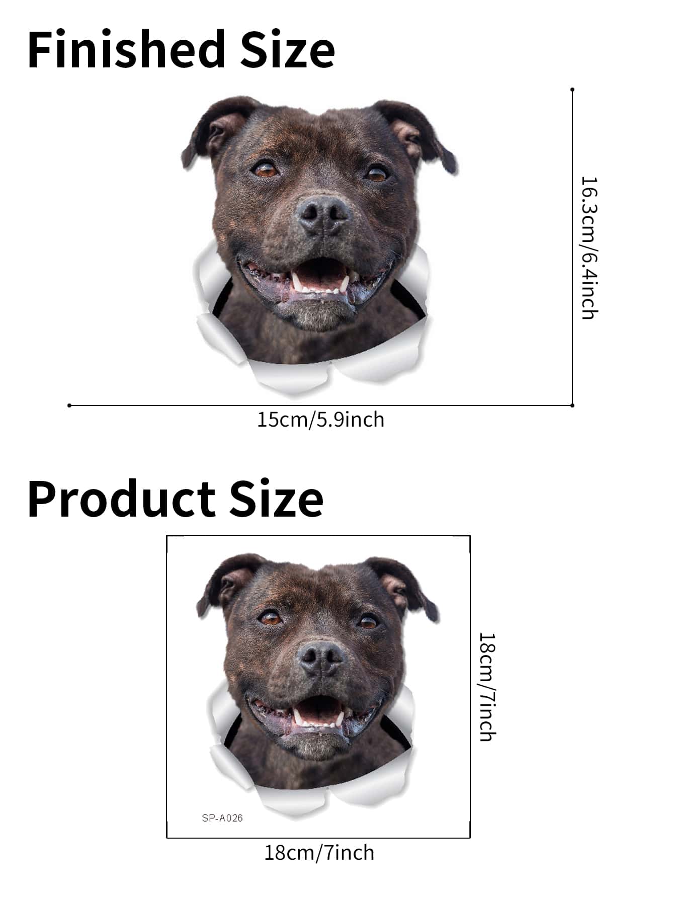 Dog Print Closestool Sticker