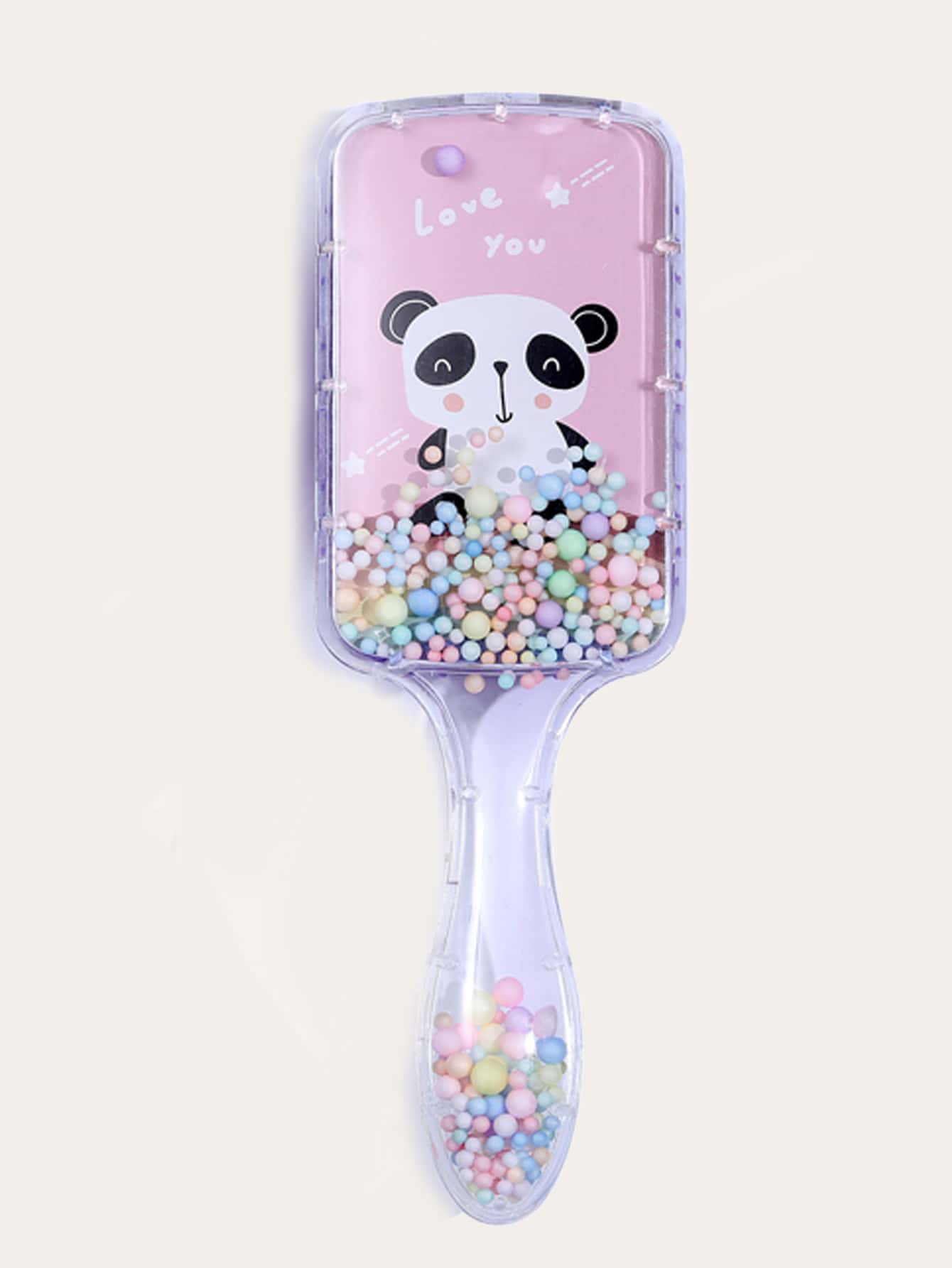 Cartoon Panda Pattern Hair Brush
