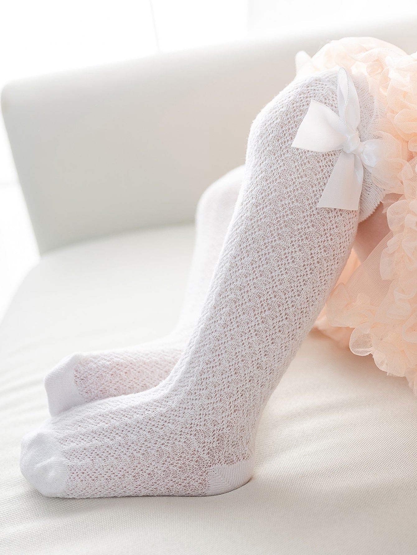 Baby Bow Decor Ankle Socks Hair Band