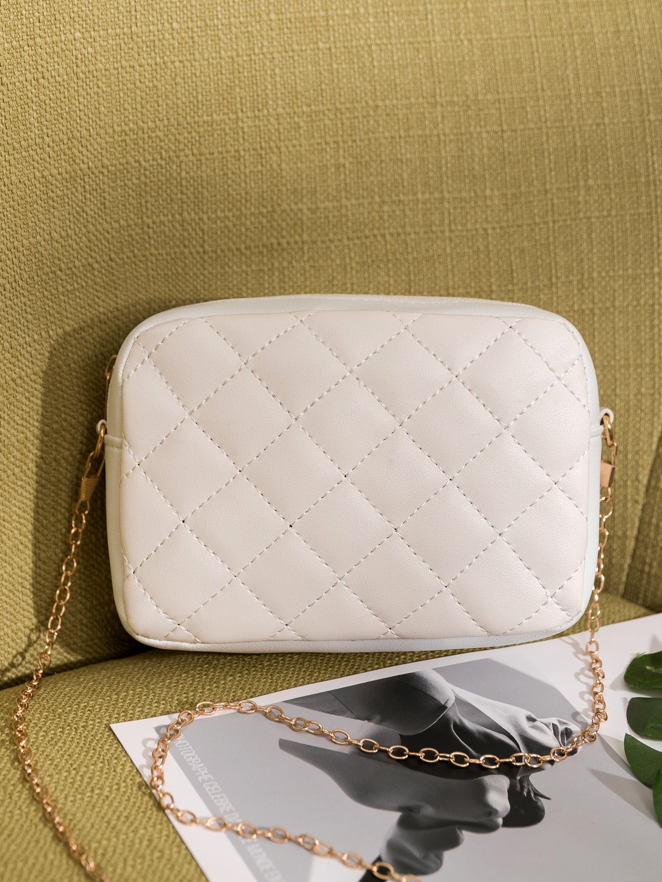 Minimalist Quilted Square Bag