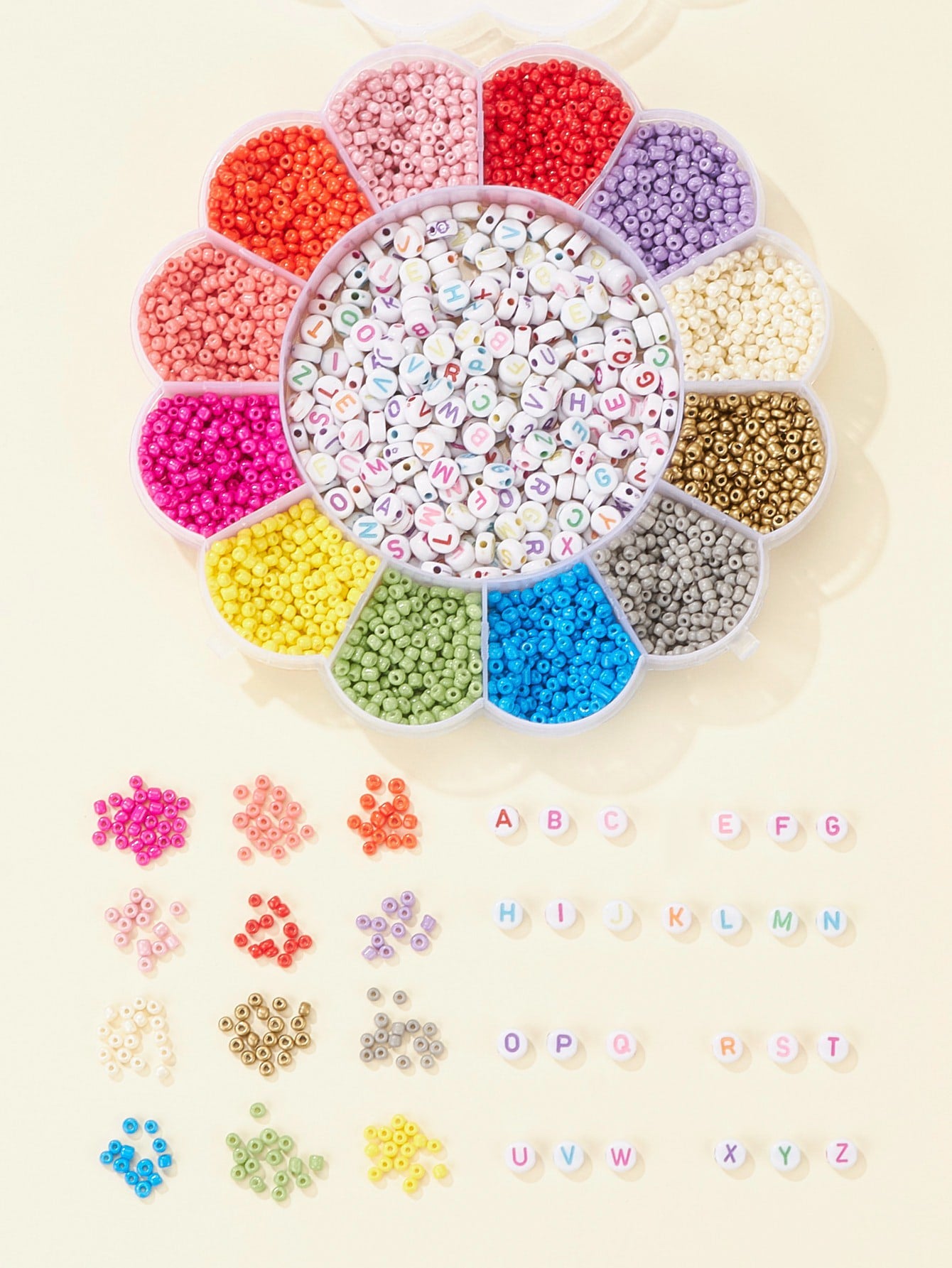 1box Bead 2rolls Elastic Thread