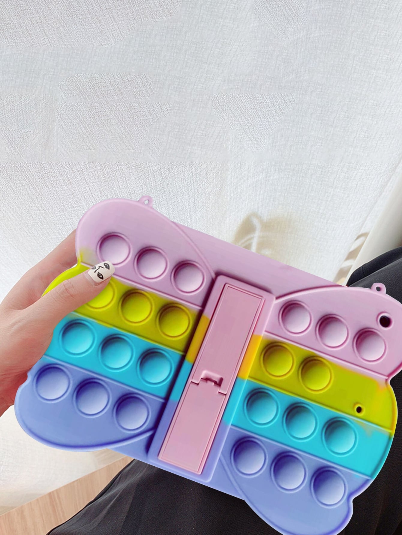 Push Pop Bubble Fidget Case For iPad