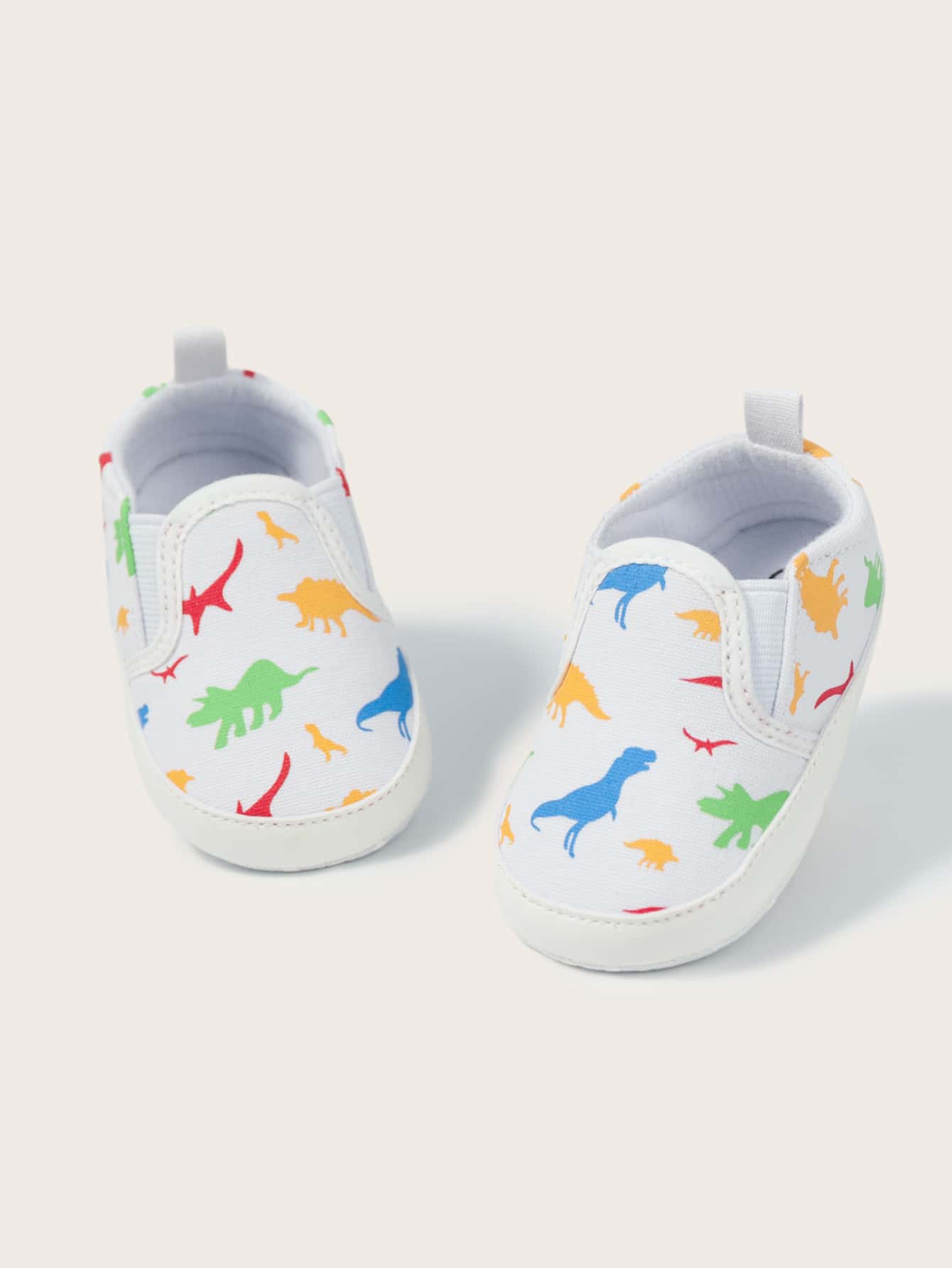 Baby Dinosaur Graphic Slip On Sneakers