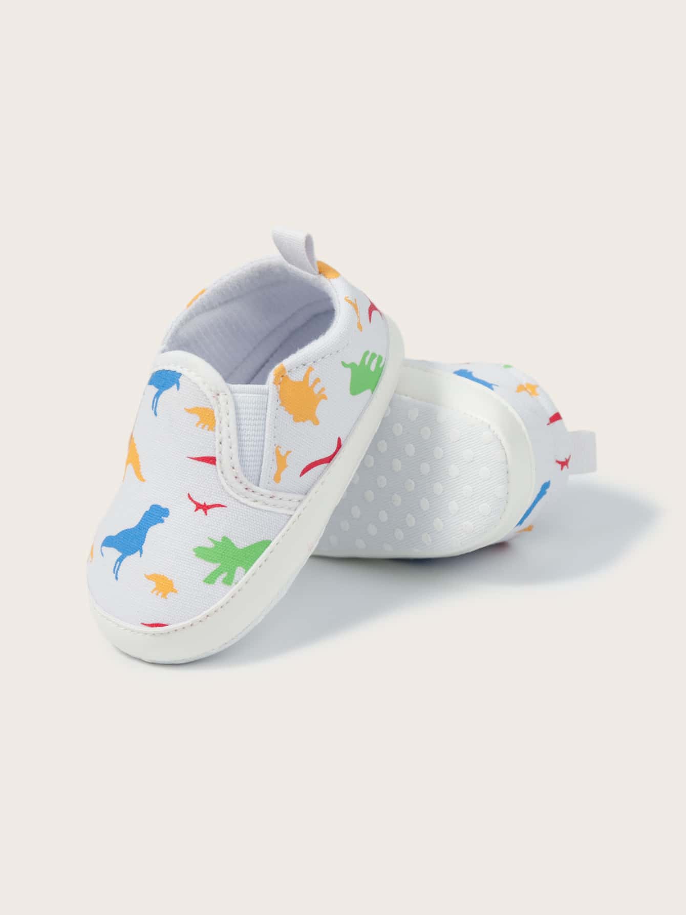 Baby Dinosaur Graphic Slip On Sneakers