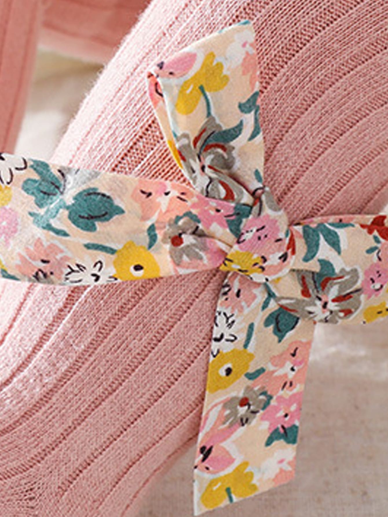 Toddler Girls Bow Decor Tights