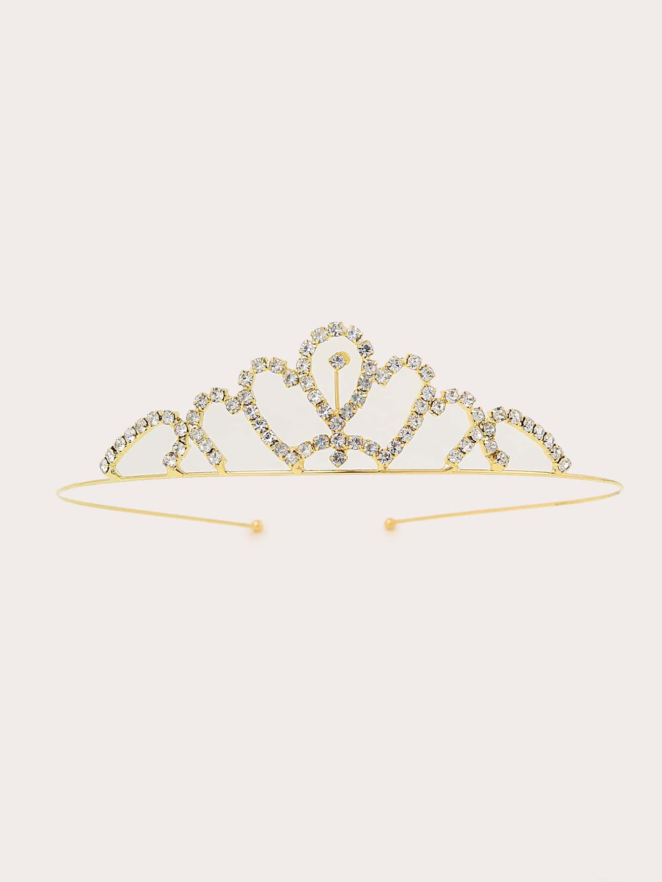 Girls Crown Decor Hair Hoop