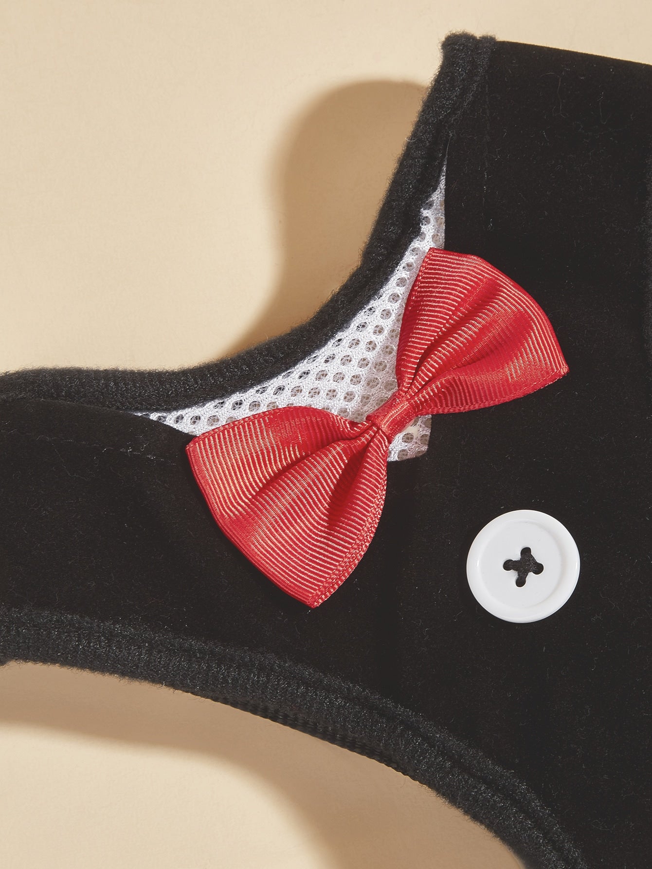 1pc Bow Decor Pet Harness 1pc Leash