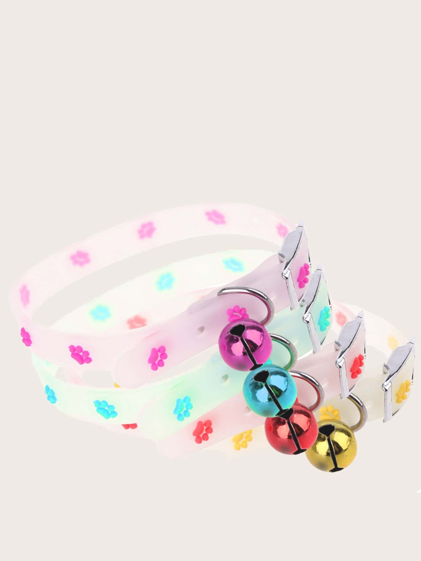 1pc Random Pattern Pet Glow Collar