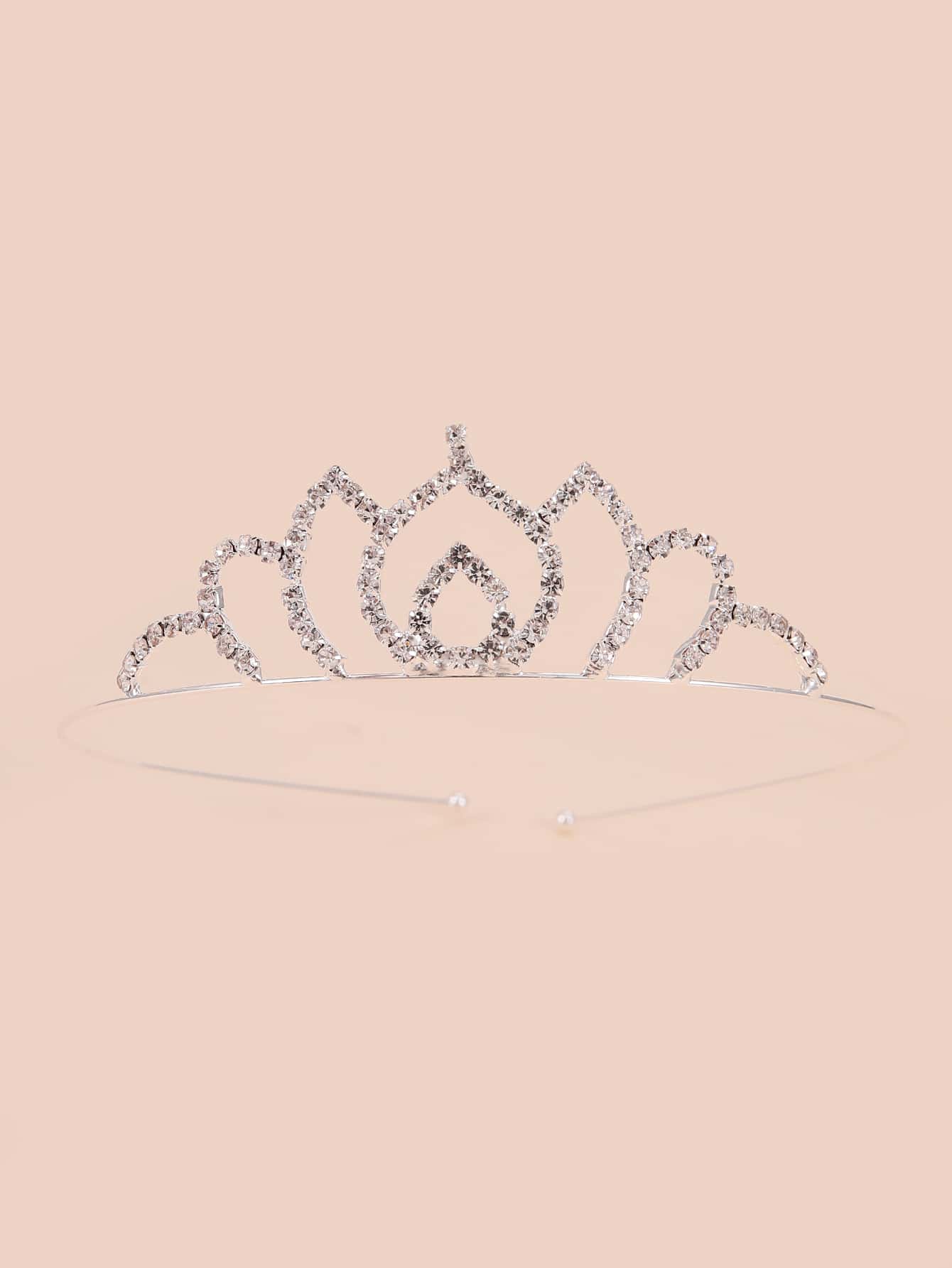 Girls Crown Decor Hair Hoop