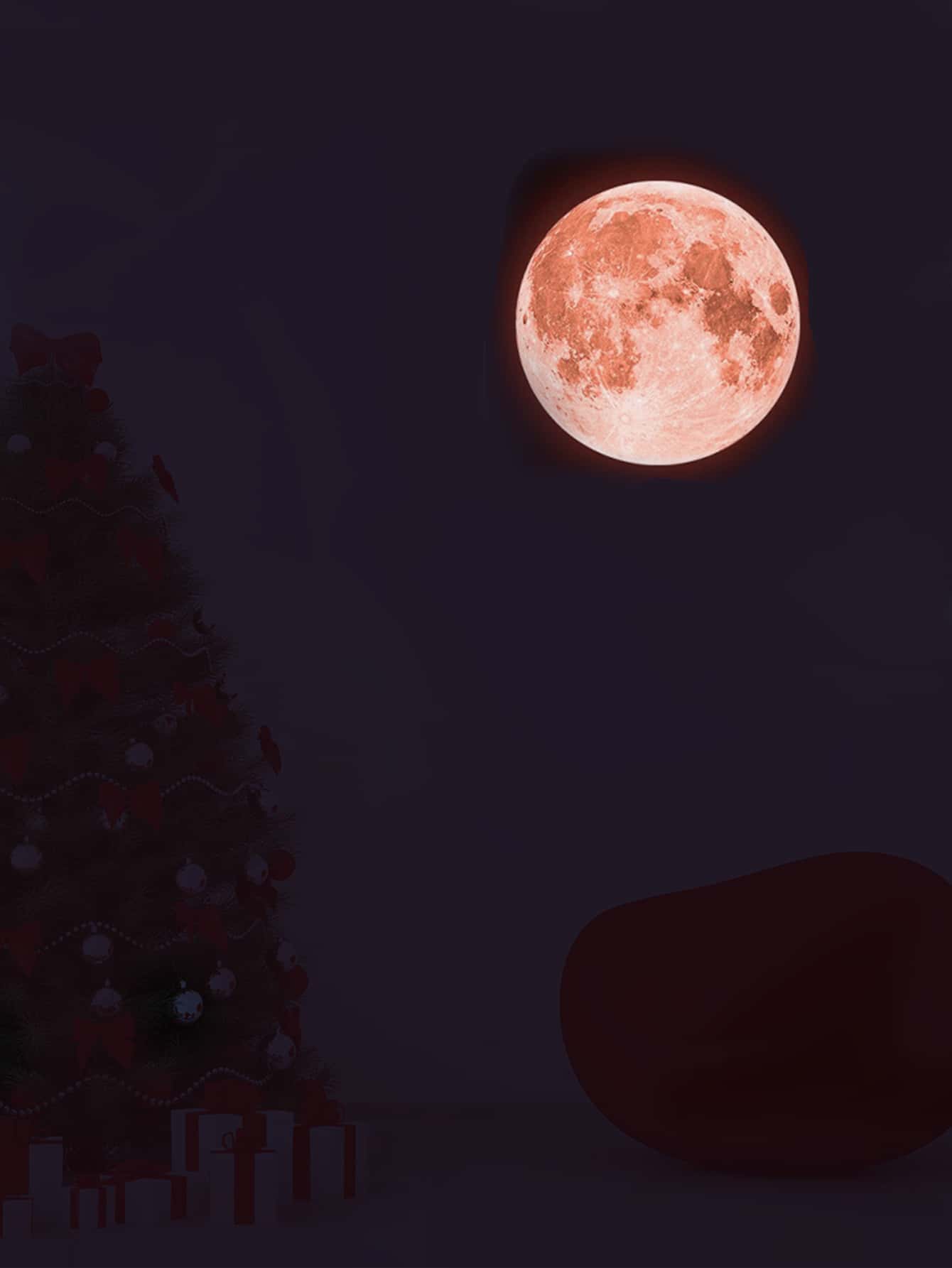Moon Glow In The Dark Wall Sticker