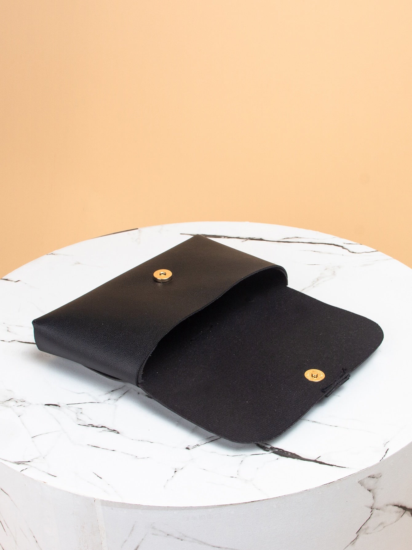 O ring Decor Flap Belt Bag