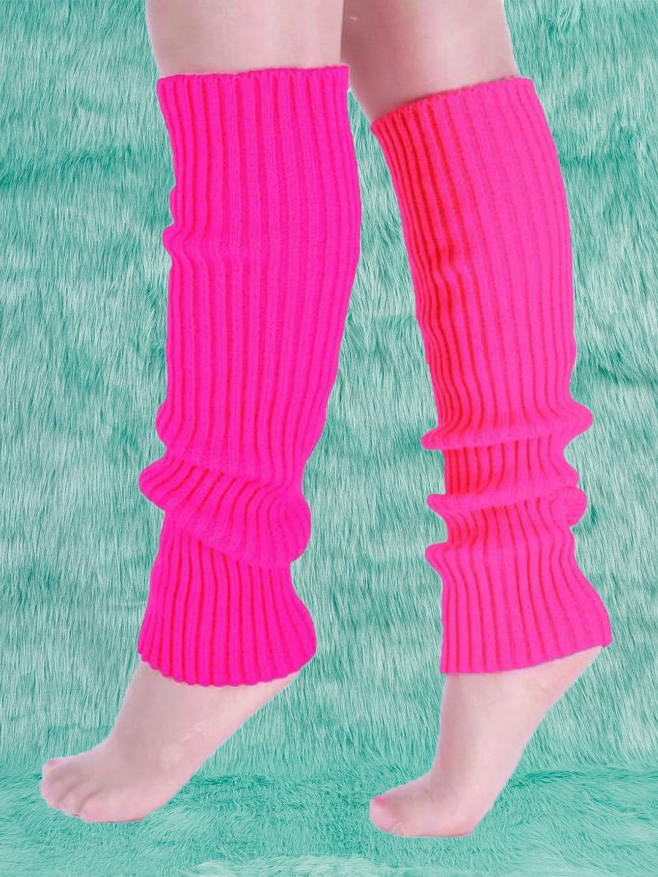 ROMWE Plain Knit Leg Warmer