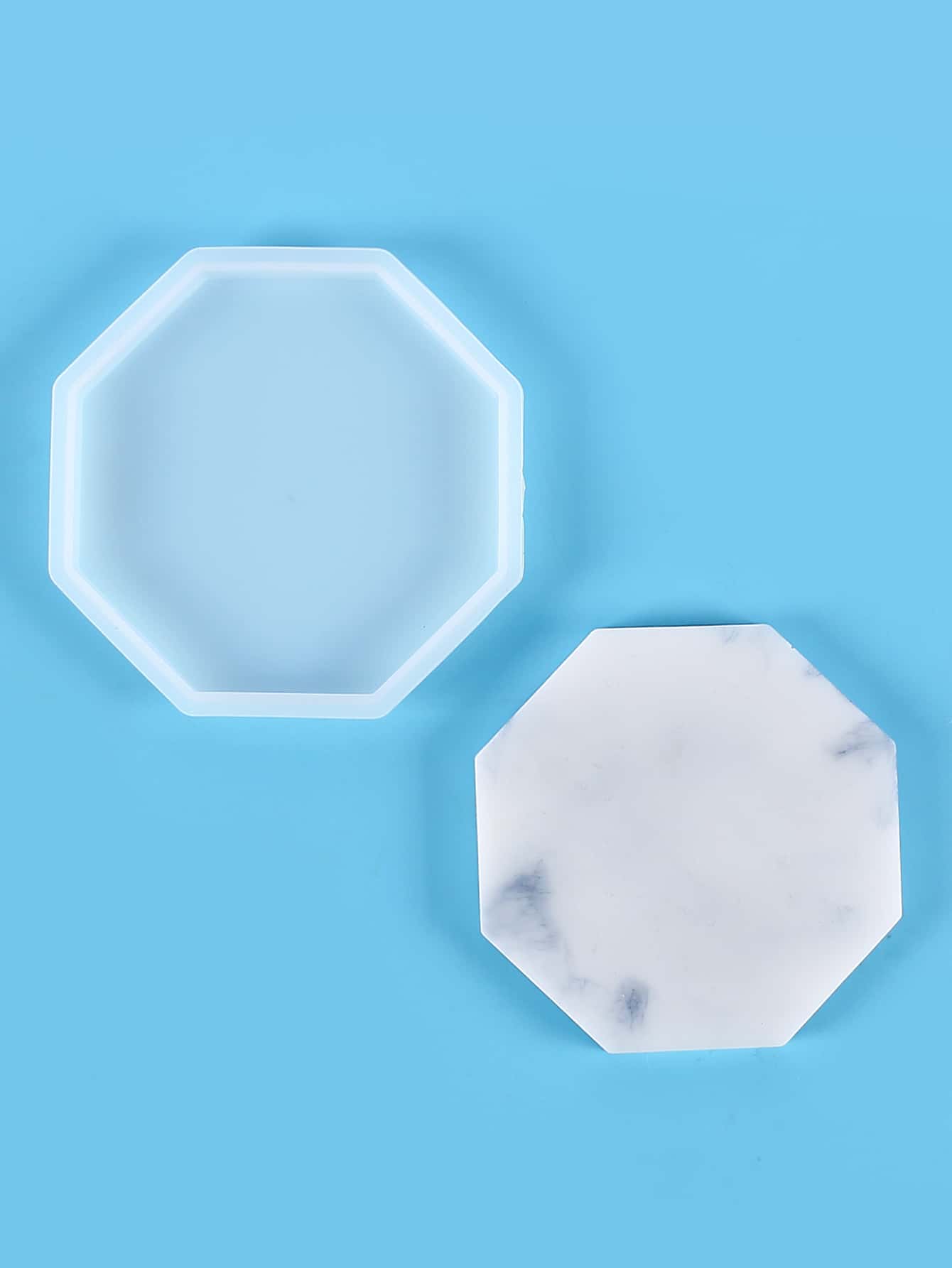 1pc Coaster Shaped DIY Silicone Mold