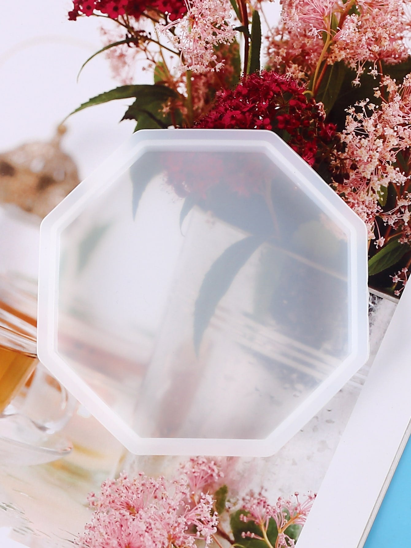 1pc Coaster Shaped DIY Silicone Mold