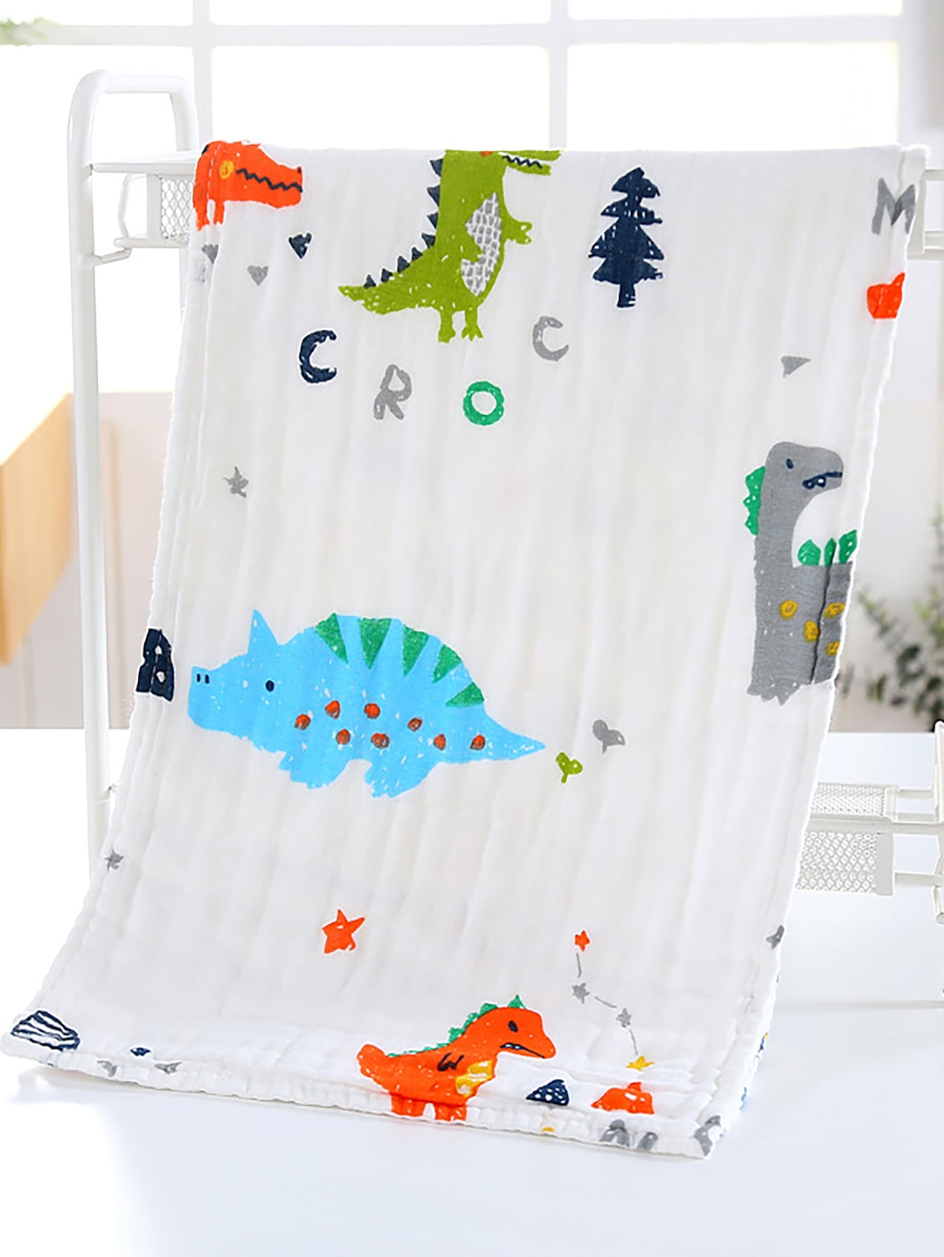 Baby Cartoon Unicorn Print Bib