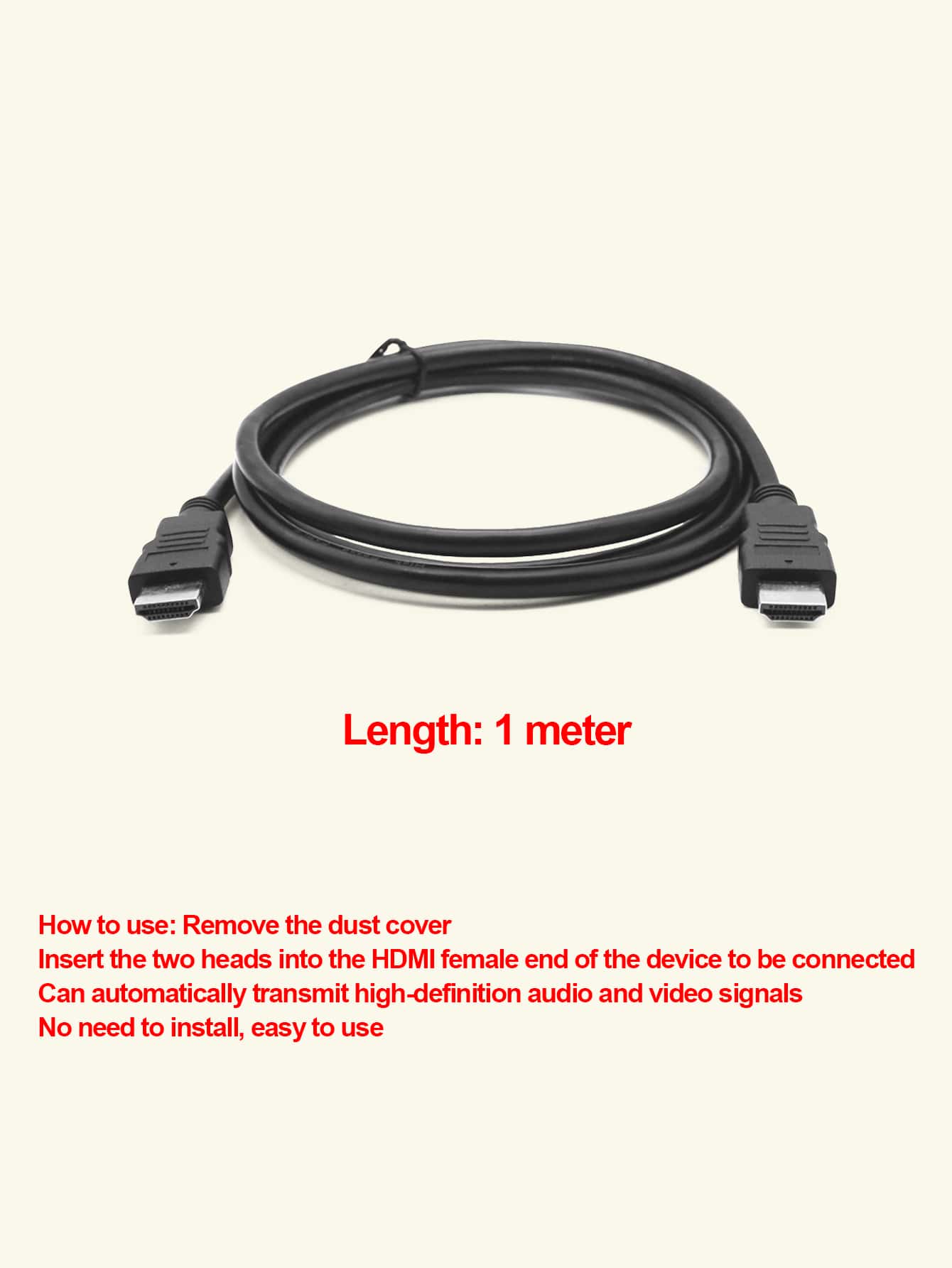 Simple HDMI Cable