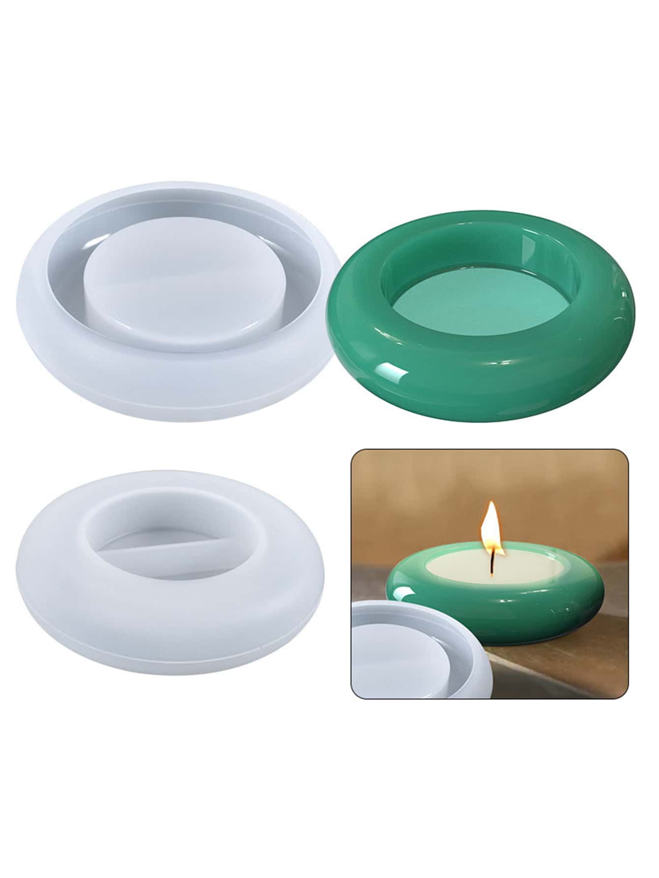 1pc Candlestick DIY Silicone Mold