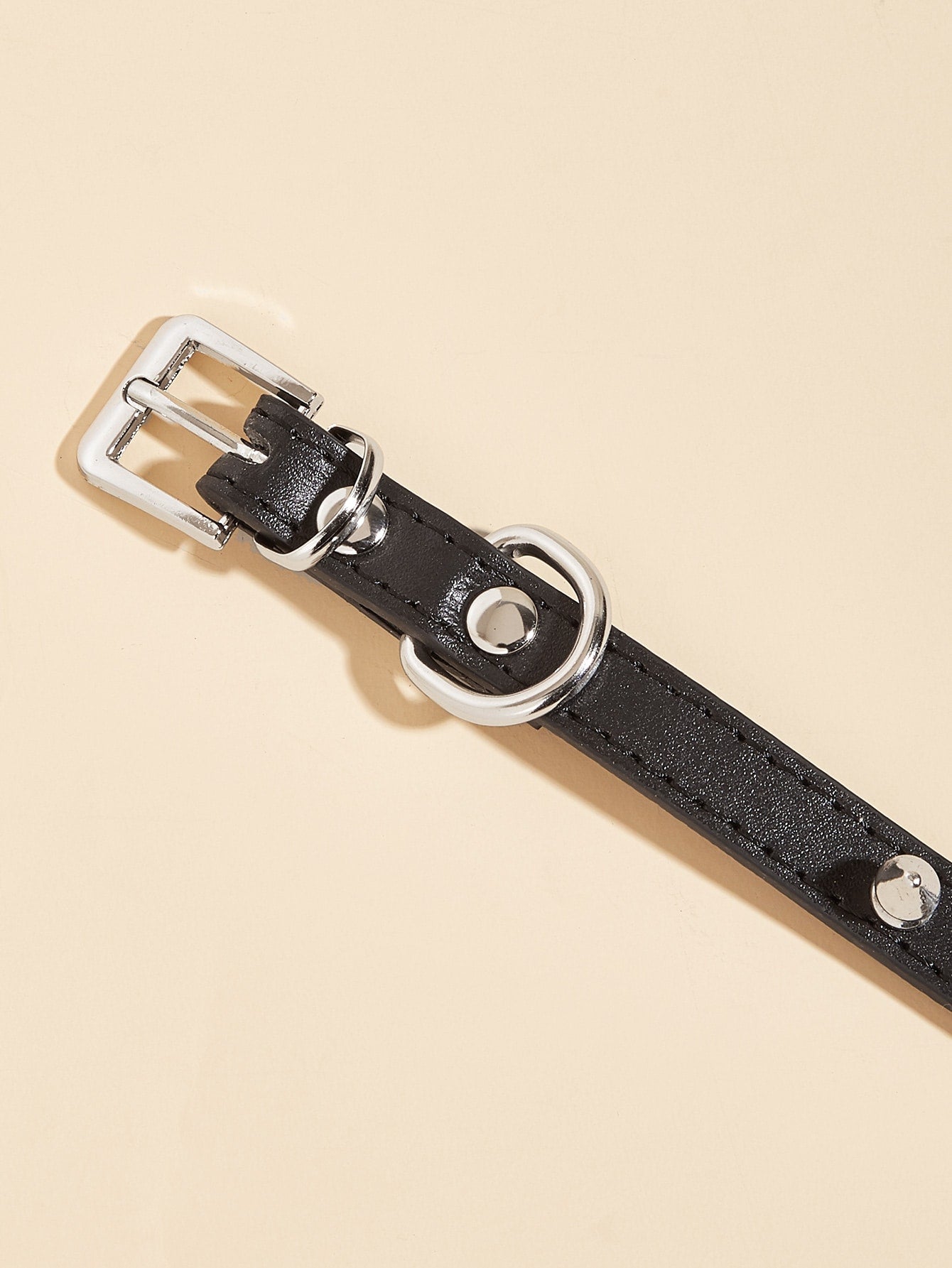 1pc Stud Decor Pet Collar