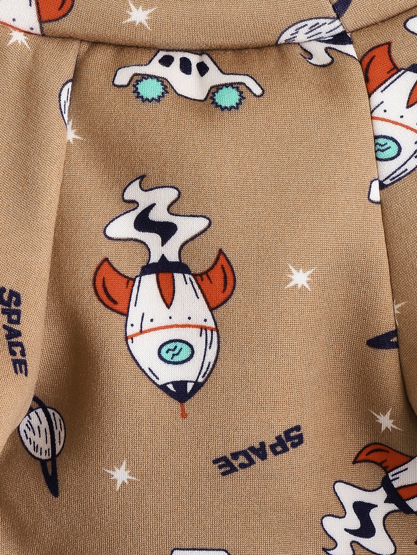 Car Planet Print Pet Sweatshirt