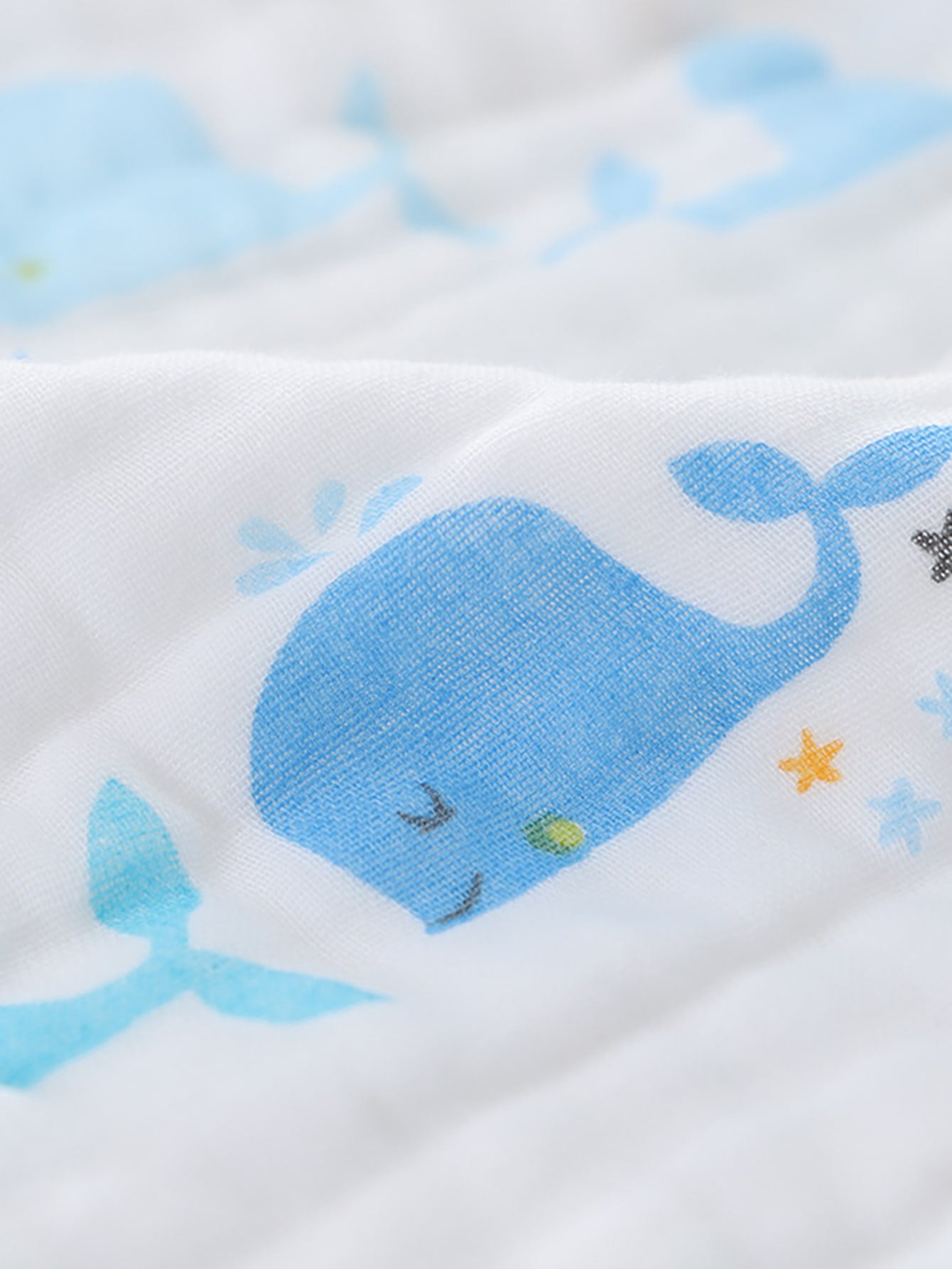 Baby Cartoon Unicorn Print Bib